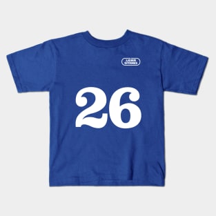 Ligier Gitanes Jacques Laffite sacred 26 number ! - white print Kids T-Shirt